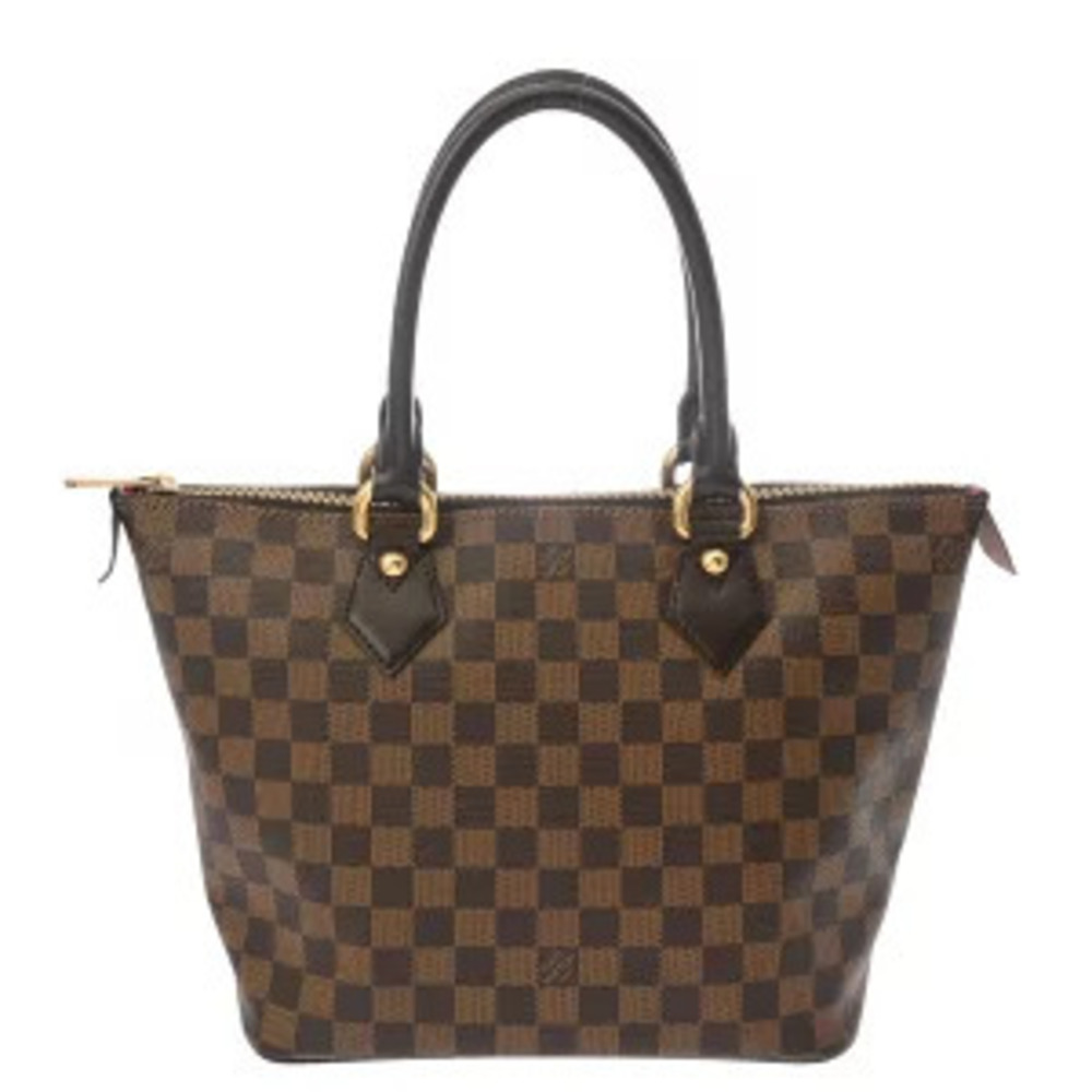 Louis Vuitton Damier Saleya Ebene Brown Canvas Tote Bag